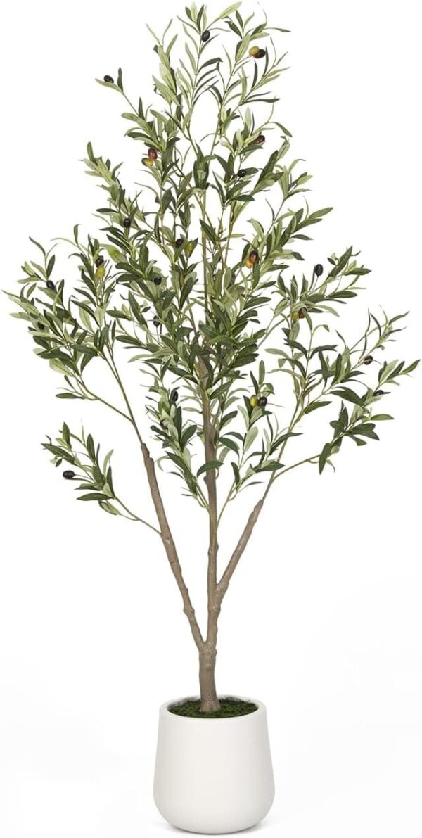 5ft Faux Olive Tree – Chateaucore-Inspired Greenery for Healing Rooms