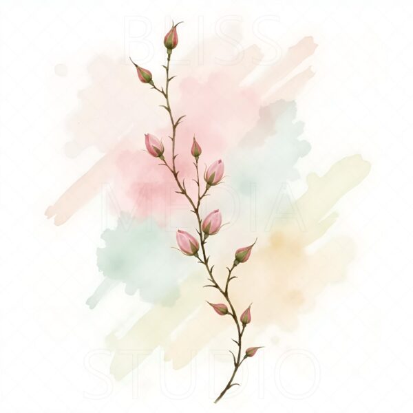 13 Climbing Rose Botanical Prints – Chateaucore Wall Art Set (Digital Download) - Image 5