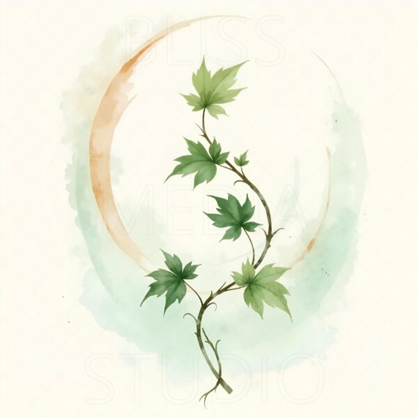 12 English Ivy Botanical Prints – Chateaucore Wall Art Set (Digital Download) - Image 11