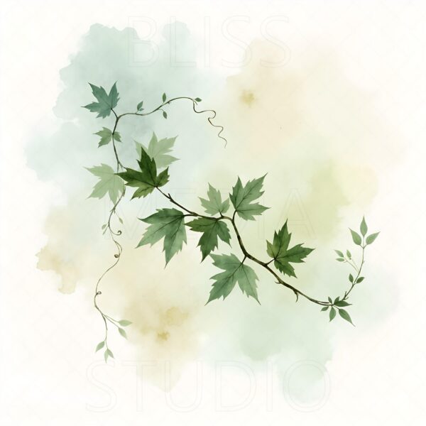 12 English Ivy Botanical Prints – Chateaucore Wall Art Set (Digital Download) - Image 2