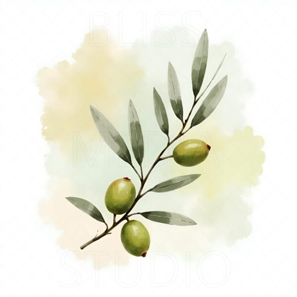 15 Olive Branch Botanical Prints – Chateaucore Wall Art Set (Digital Download) - Image 9