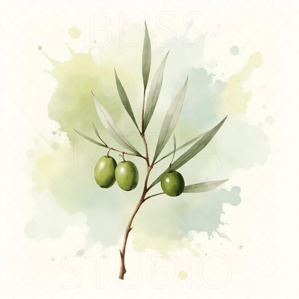 15 Olive Branch Botanical Prints – Chateaucore Wall Art Set (Digital Download) - Image 15