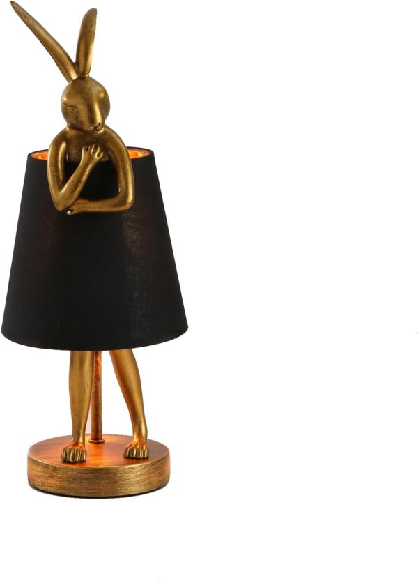 Bunny Table Lamp - Art Deco Revival Elegance With Vintage Glamour