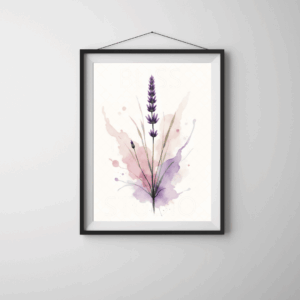 16 Lavender Botanical Prints – Chateaucore Wall Art Set (Digital Download)