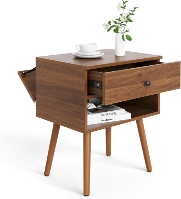 Mid-Century Modern Concealment Furniture Bedside Table