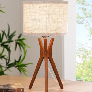 Mid-Century Table Lamp with Tripod Base