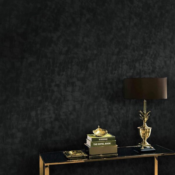 Textured Black Peel and Stick Wallpaper - The Ultimate Moody Accent Wall