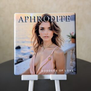 Greek Mythology Conversational Coaster: Aphrodite
