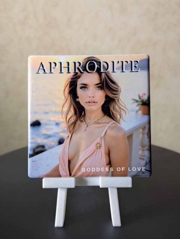 Greek Mythology Conversational Coaster: Aphrodite