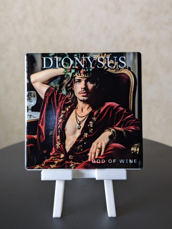 Greek Mythology Conversational Coaster: Dionysus