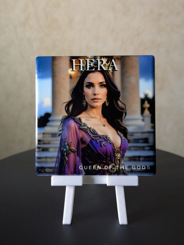 Greek Mythology Conversational Coaster: Hera