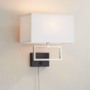 Plug-In Wall Lamp – Boutique-Style Light with No Electrician Needed