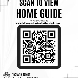 FREEBIE: Printable 5x7 QR Welcome Sign Template